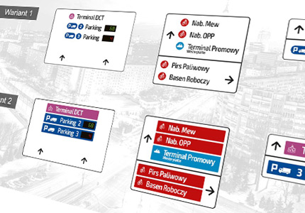 Oznakowanie naprowadzające dla Portu Gdańsk